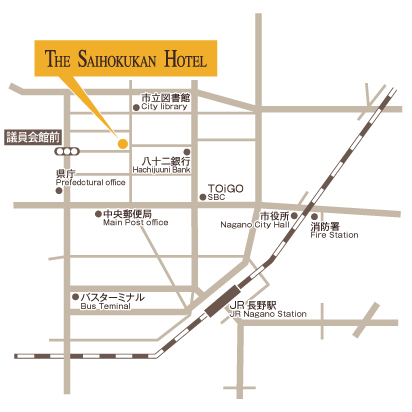 長野IC・須坂東ICからのアクセス